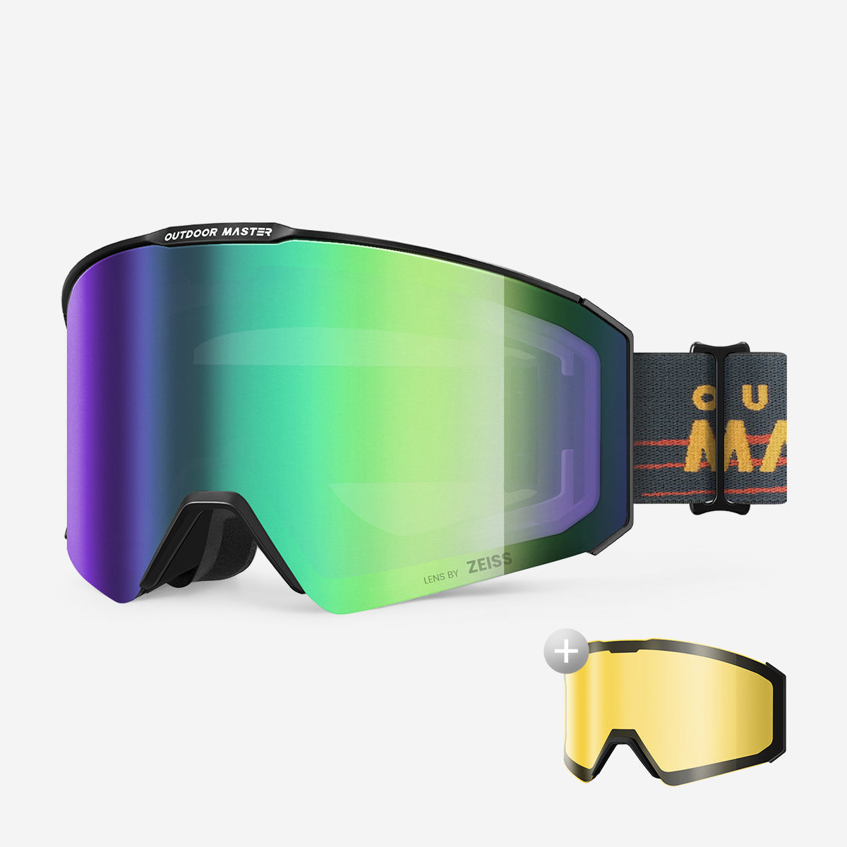 falcon cylindrical zeiss lens ski goggles – Aussturn frame-material__carbon Lets Play, Abgestaubt: Gears Aufkleber Farbe:Orange Tested under the EN174
