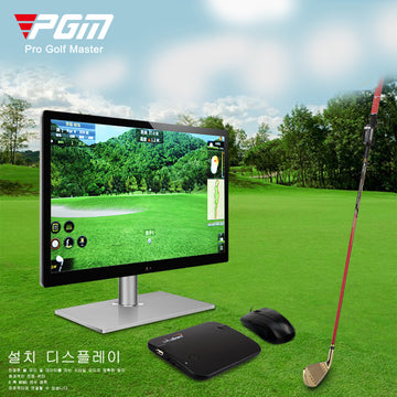 PGM MNQ008 indoor portable golf simulator 3d mini golf simulator