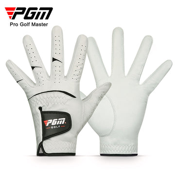 PGM ST025 men golf mitten sheepskin leather mitten anti-slip golf mitten -(suitable for Left/Right hand)