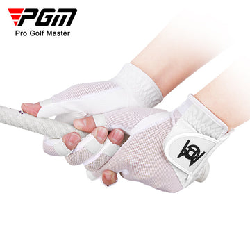 PGM ST028 colored custom logo golf gloves manufacturer ladies golf gloves
