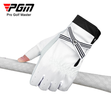 PGM ST030 custom logo cabretta leather golf gloves ladies left right hand golf gloves