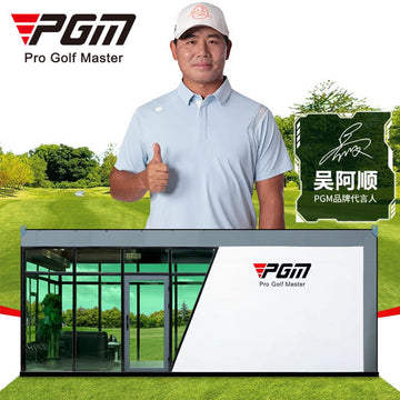 PGM MNQ012 outdoor golf simulator enclosure set home KTV cinema commercial golf simulator house