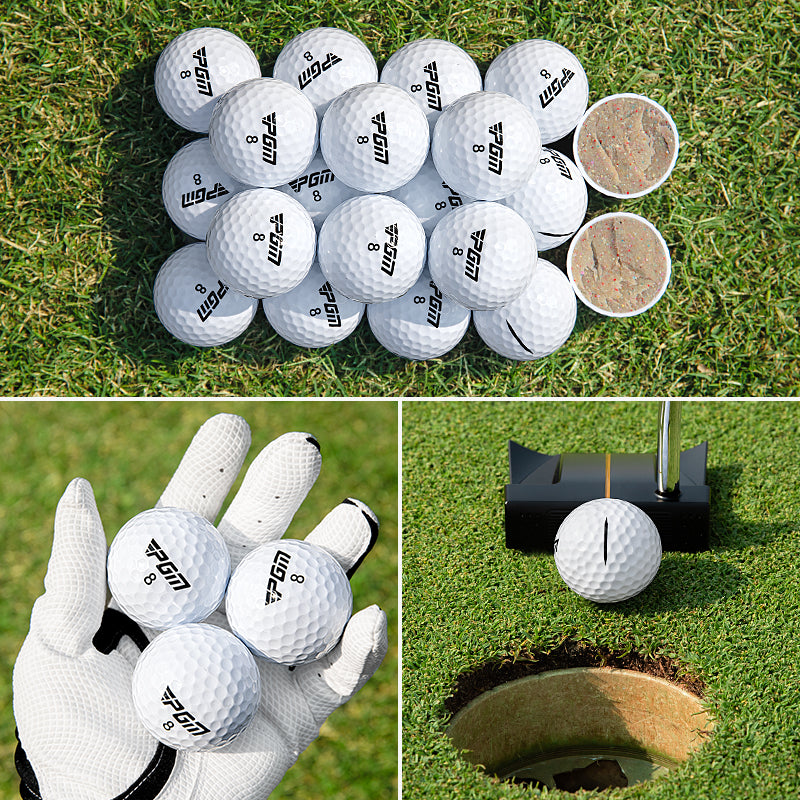 PGM Q031 Golf driving range special ball double-layer ball with built-in aiming line high rebound long distance low backspin