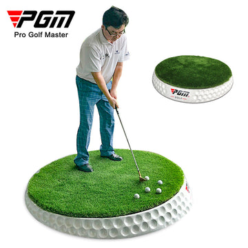 Golf Hitting Mat can be rotated 360 degrees to adjust the slope