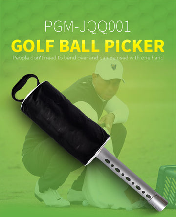 Portable golf ball shag bag pick up receiver