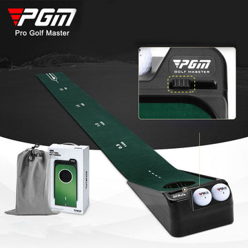 PGM TL030 track golf slope putting mat auto return mini office golf putting mat