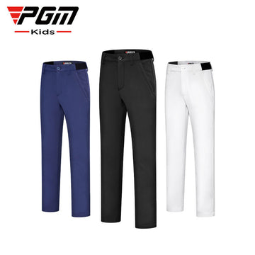 PGM KUZ140 boys slim fit golf pants nylon spandex junior golf pants