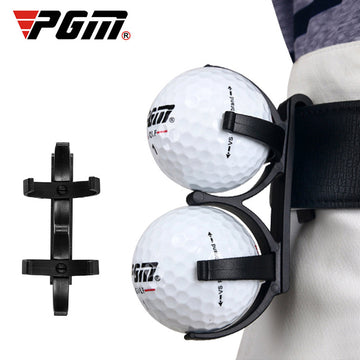 New PGM Golf Clip Holds Two Balls Rotatable Foldable Ball Clip Accessories Golf Fan Supplies Convenient Easy to Carry