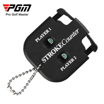 Golf Scorer Dual Dial Counting Black Square