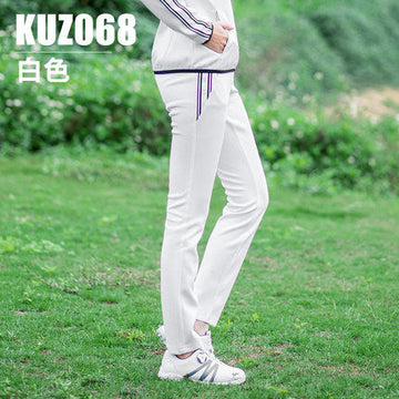 PGM KUZ068 Autumn and Winter New Arrival Women's White Golf Sport Pants