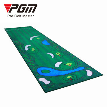 3m meter indoor golf practice velvet personal custom made training mini putting mat