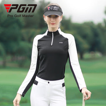 PGM YF339 cotton anti wrinkle womens apparel golf shirts