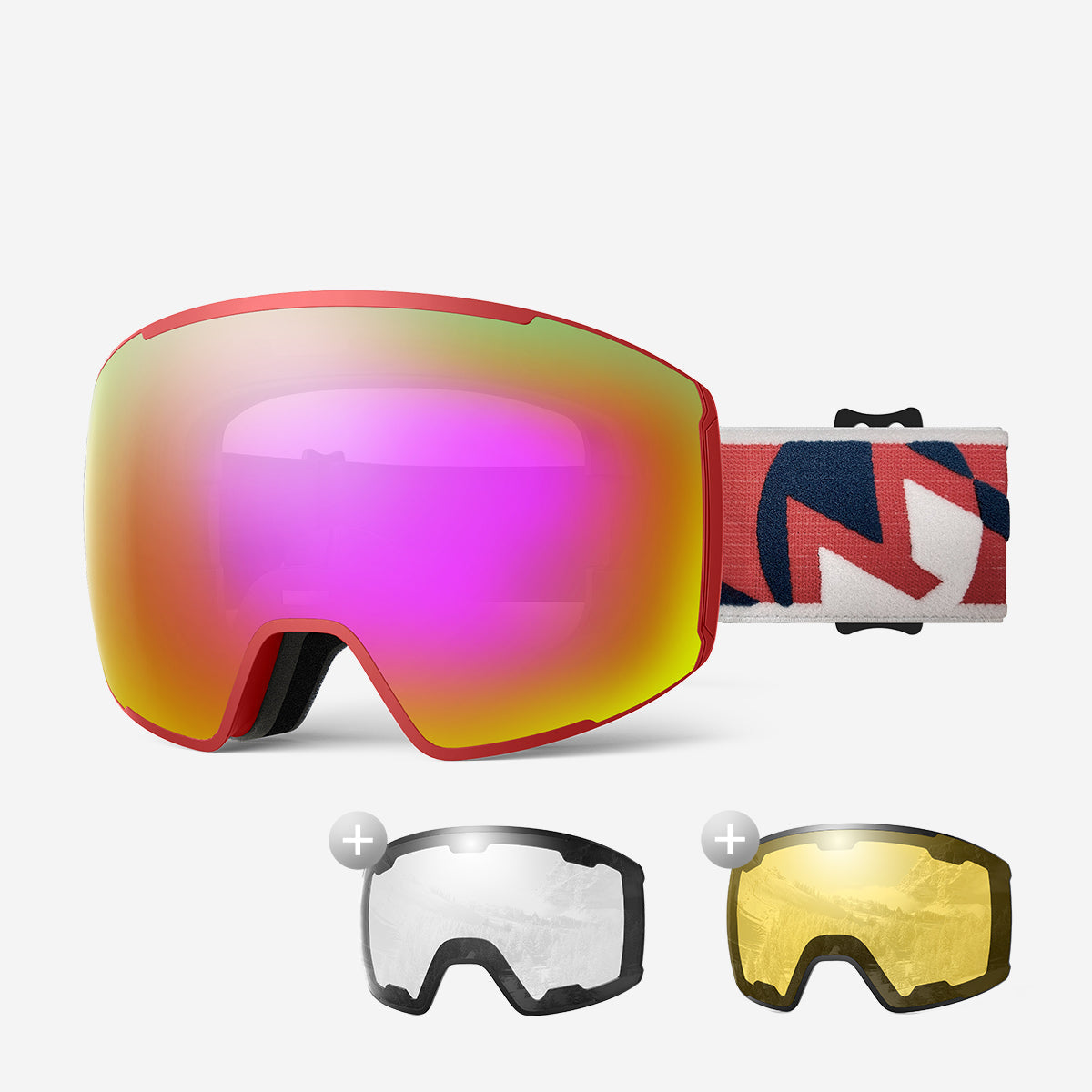 VISION Snow Goggles + Lens Bundle
