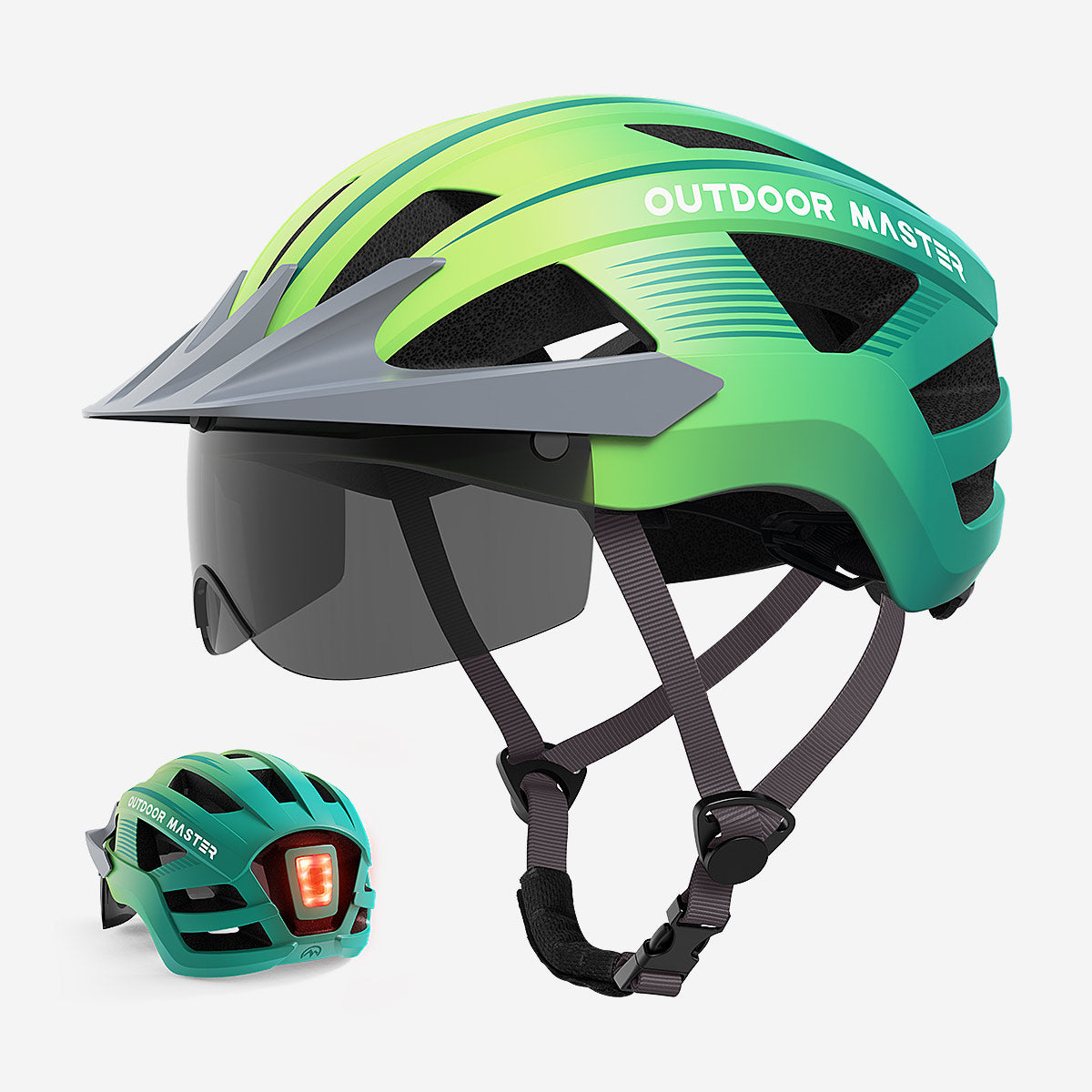 RHINO Urban Bicycle Helmet with LED Light