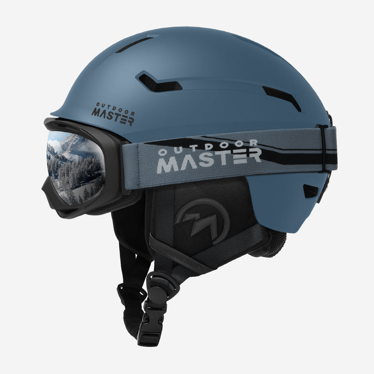 OutdoorMaster DEER Ski Helmet Bundle