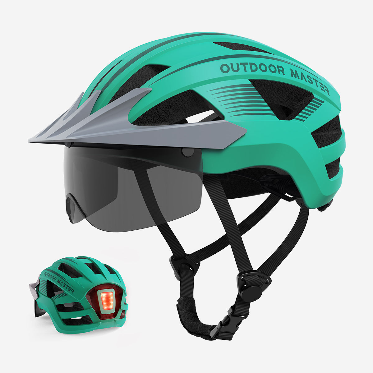 RHINO Urban Bicycle Helmet with LED Light – Aussturn