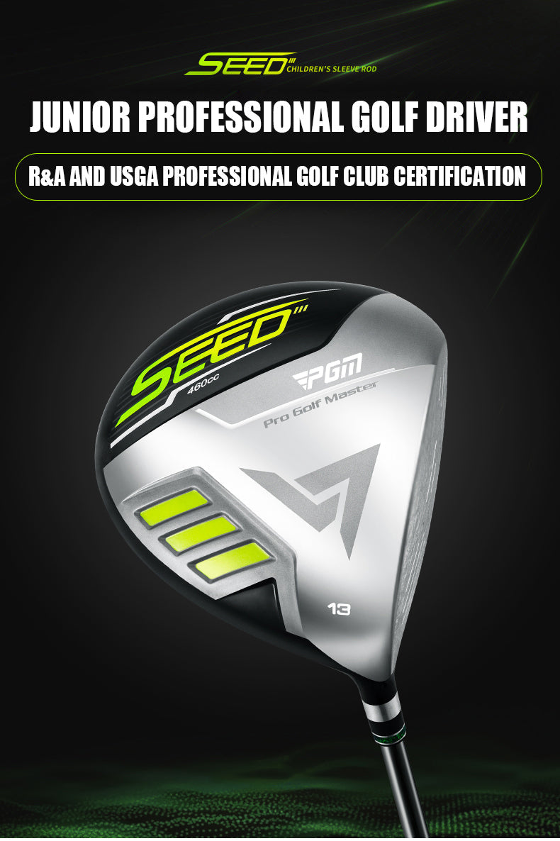 PGM JRMG013 titanium alloy kids 1 wood golf driver carbon junior palos de golf driver