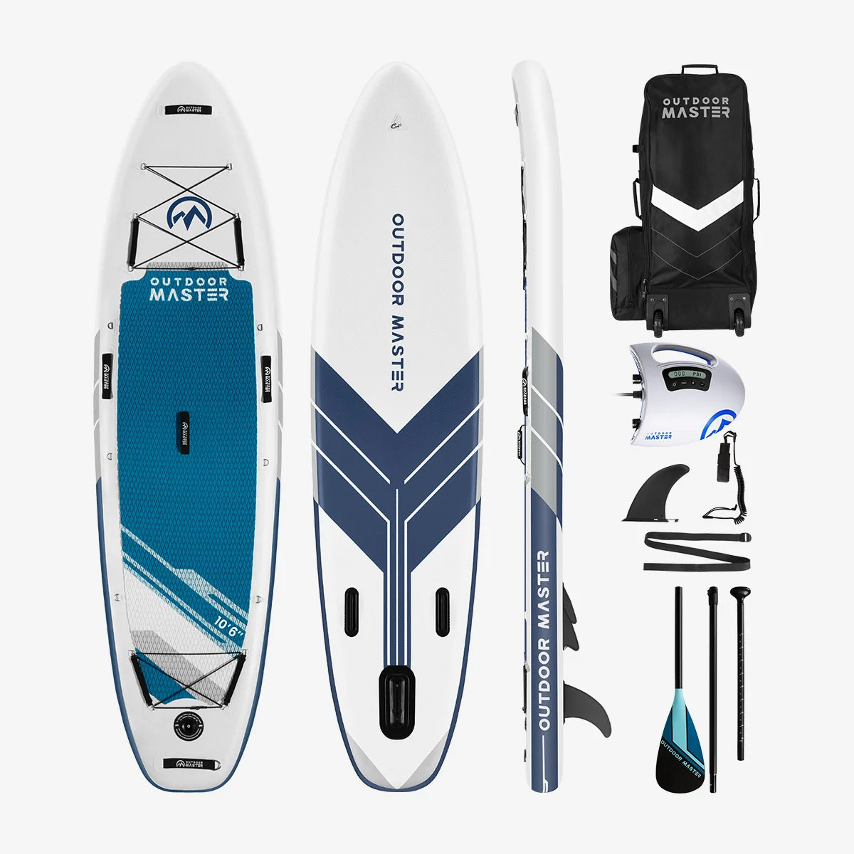 Bundle Sale-10'6" iSUP Board + SHARK II Pump