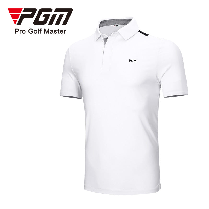 PGM YF392 brand golf t-shirt logo polyester short sleeve quick dry golf shirt for man