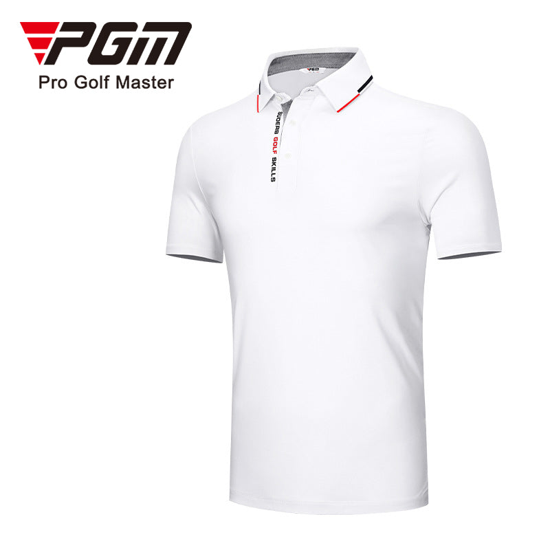 PGM YF393 quick dry golf polo shirt men short sleeve plain golf polo shirt
