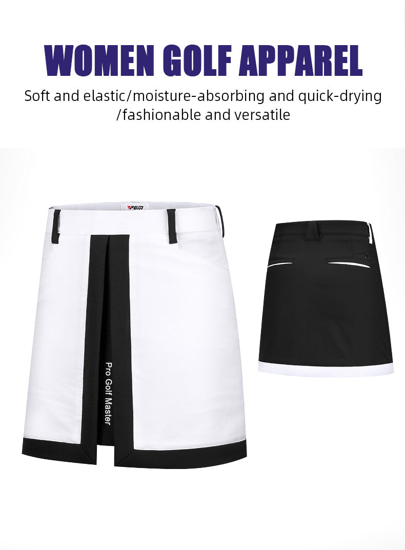 PGM QZ079 summer golf sports skirt women golf skirt with undershorts