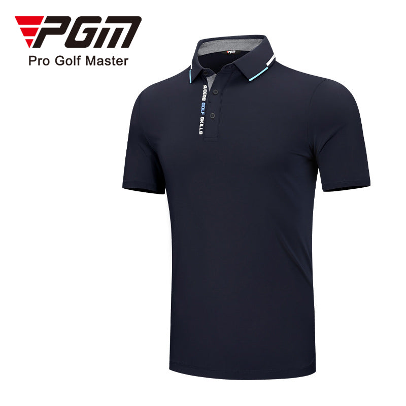 PGM YF393 quick dry golf polo shirt men short sleeve plain golf polo shirt
