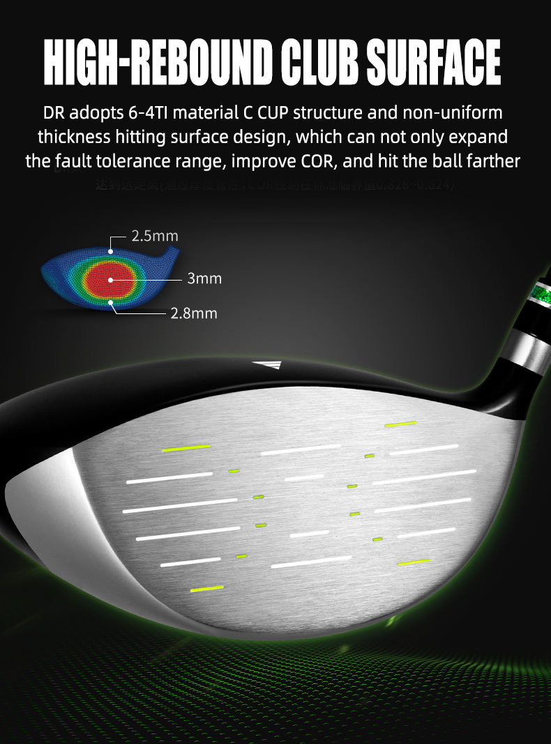 PGM JRMG013 titanium alloy kids 1 wood golf driver carbon junior palos de golf driver