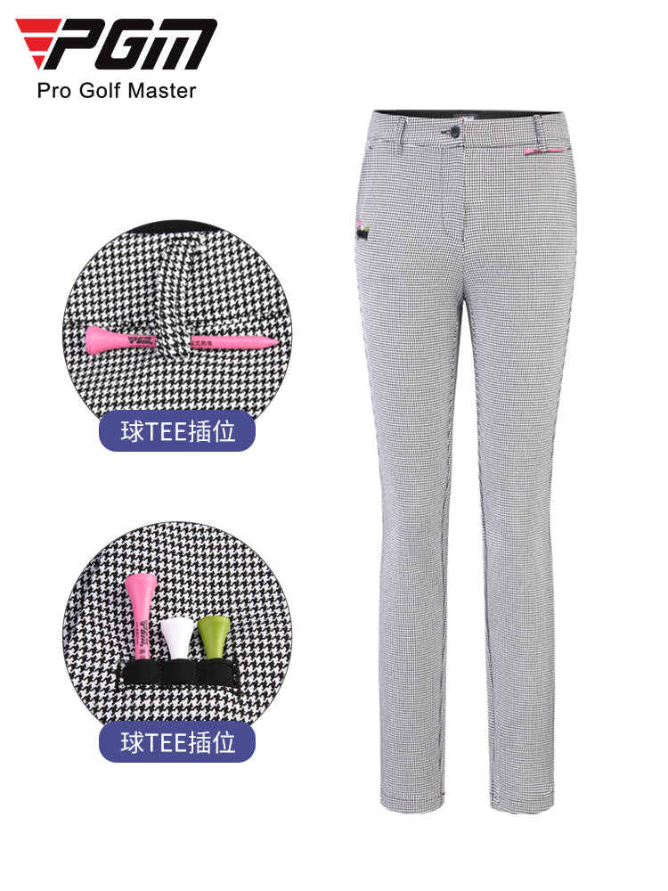 PGM KUZ118 custom fitted golf pants polyester flex fabric golf pants women