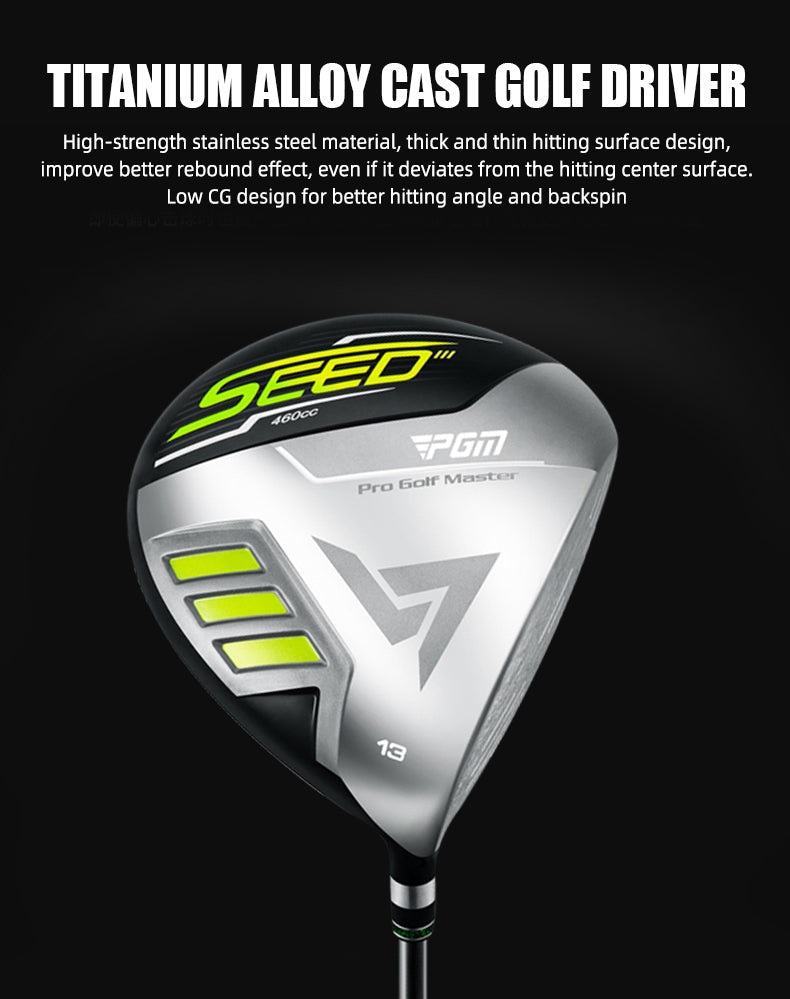 PGM JRMG013 titanium alloy kids 1 wood golf driver carbon junior palos de golf driver