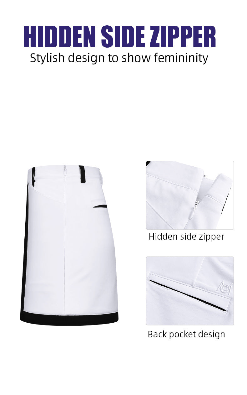 PGM QZ079 summer golf sports skirt women golf skirt with undershorts