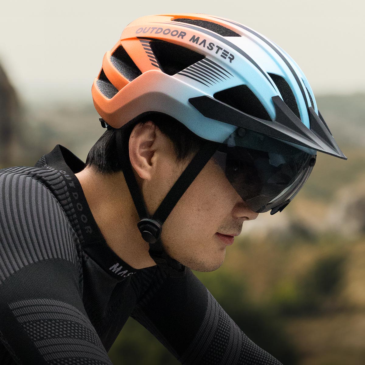 RHINO Urban Bicycle Helmet with LED Light