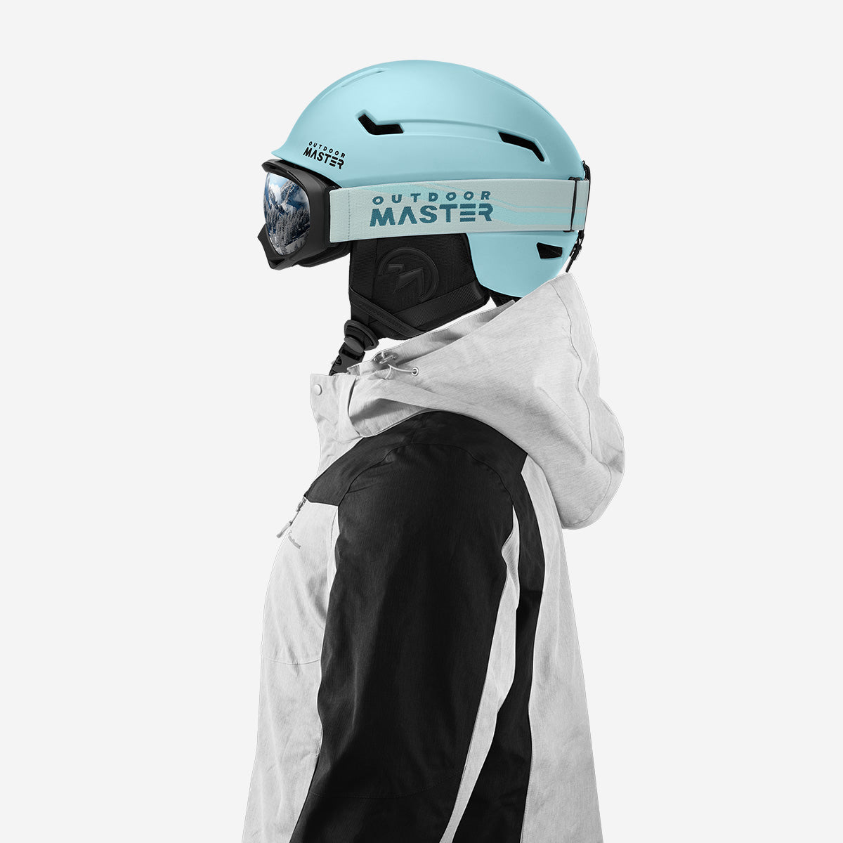 OutdoorMaster DEER Ski Helmet Bundle
