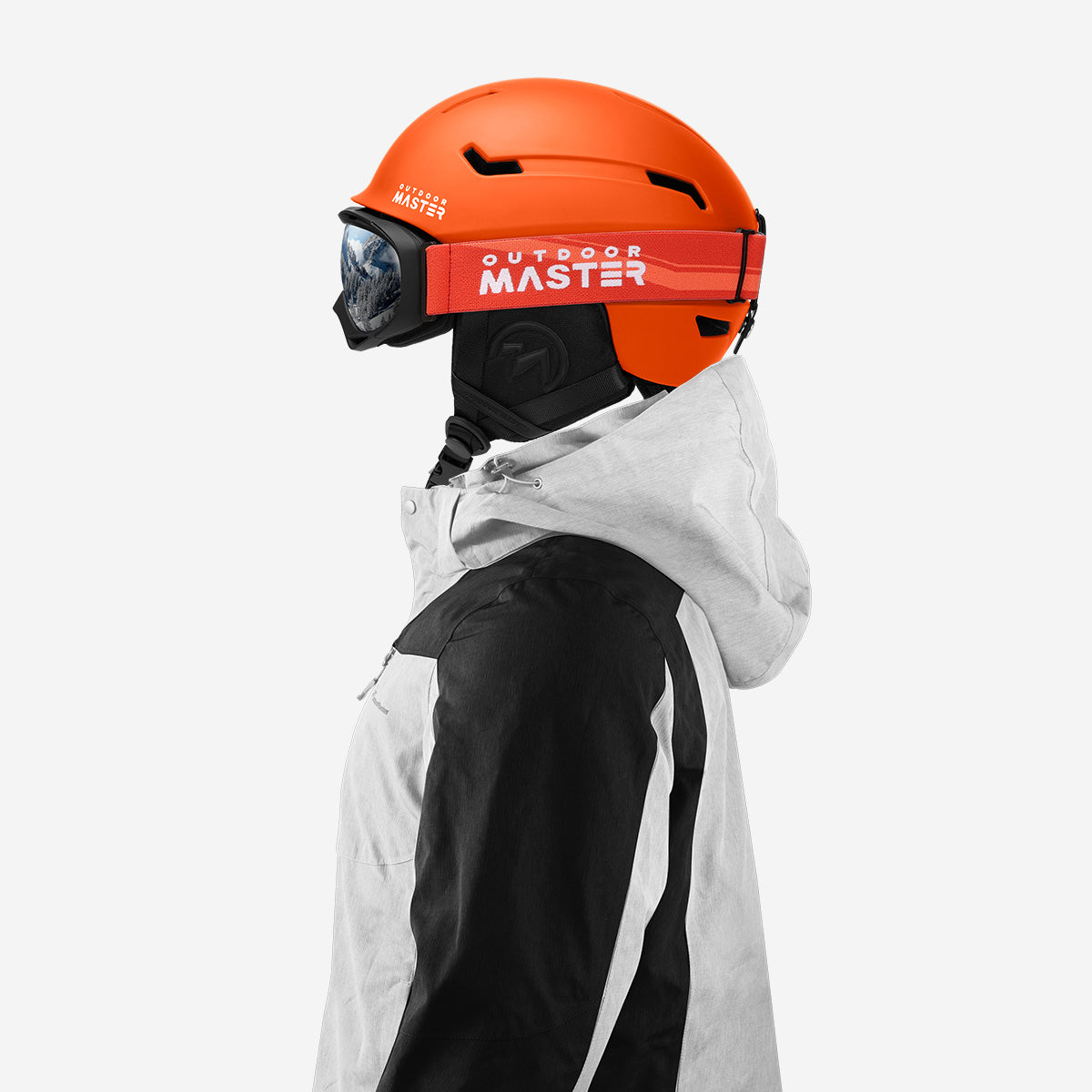 OutdoorMaster DEER Ski Helmet Bundle