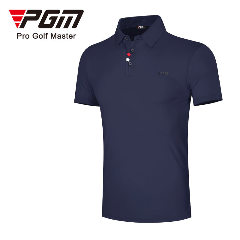 PGM YF441 mens polo golf shirts polyester spandex fashion performance golf shirts