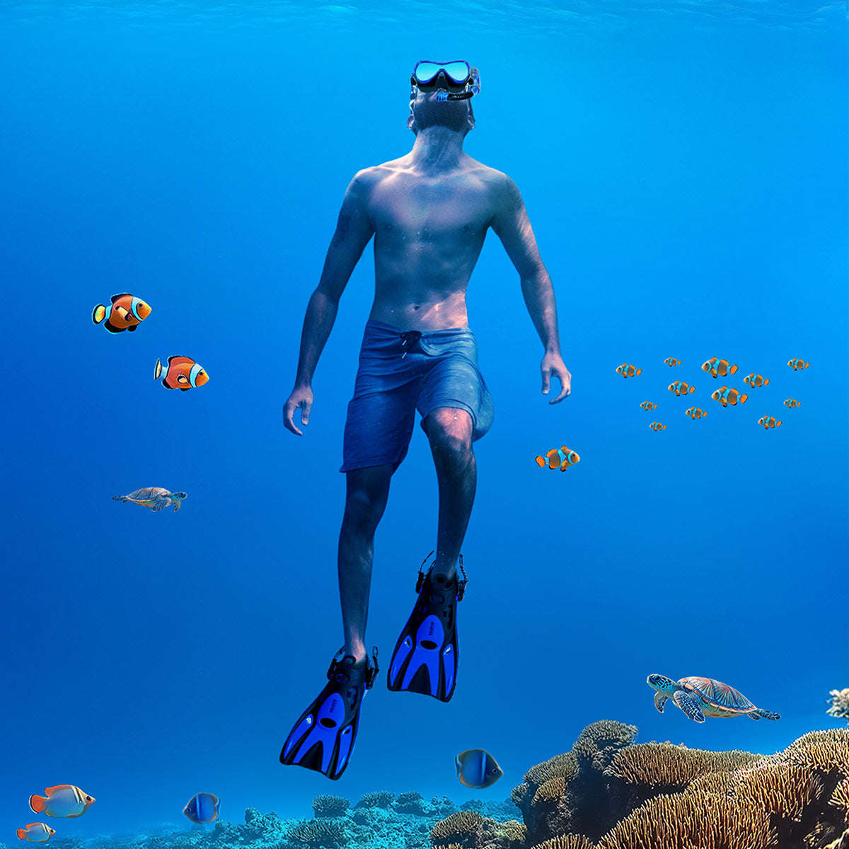 MOBULA Snorkeling Set 3 Pieces for Adults