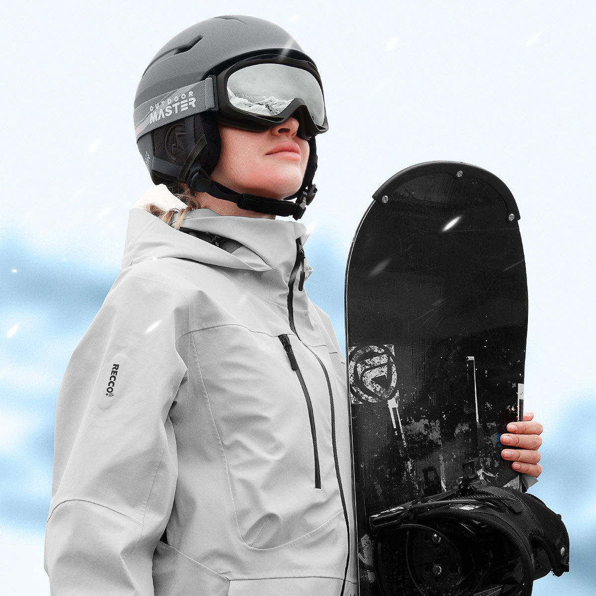 OutdoorMaster DEER Ski Helmet Bundle