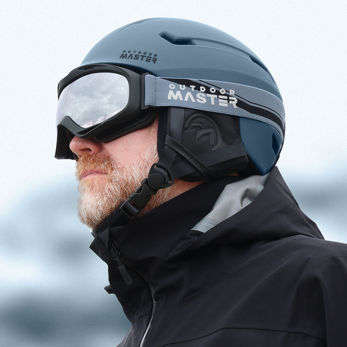 OutdoorMaster DEER Ski Helmet Bundle
