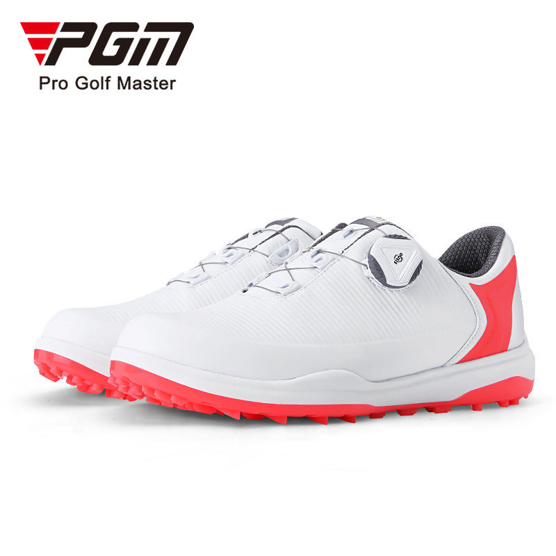 PGM XZ192 women locking non slip golf shoe waterproof lightweight golf shoes