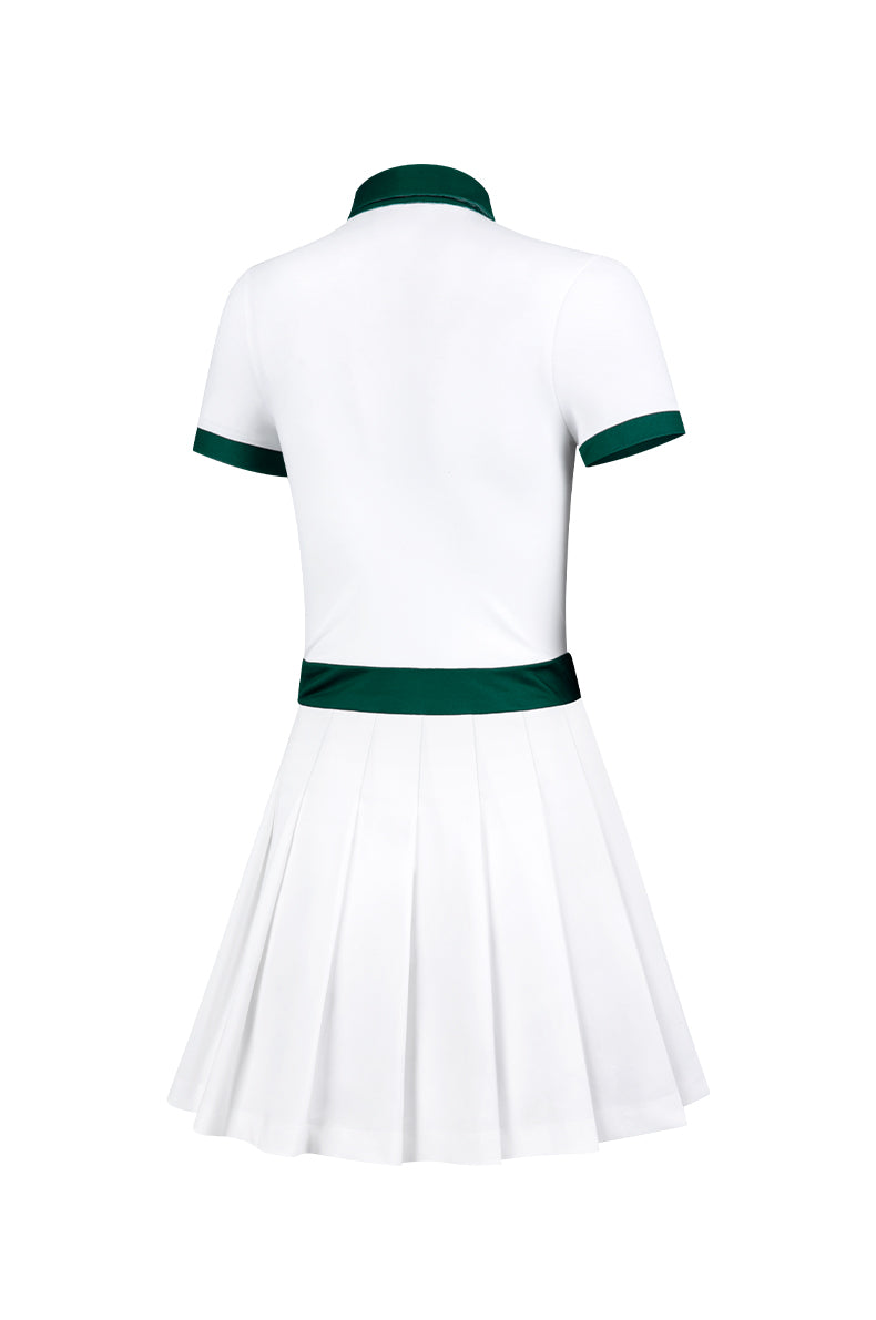 PGM QZ078 polo mini golf skirt set customize pleated high quality golf skirt