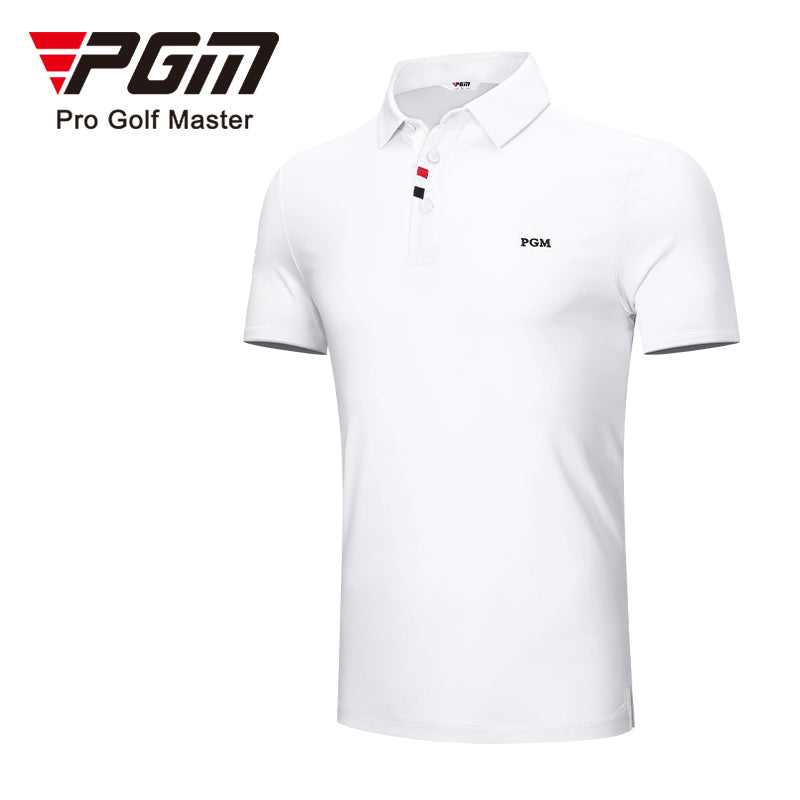 PGM YF441 mens polo golf shirts polyester spandex fashion performance golf shirts