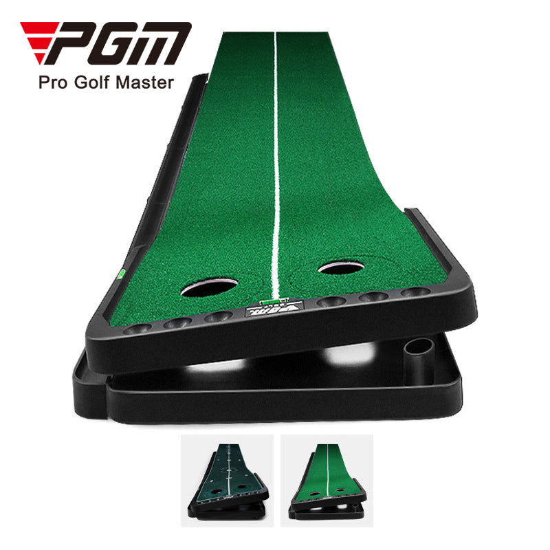 Adjustable Hole And Slope Track Artificial Grass Golf Putting Mat