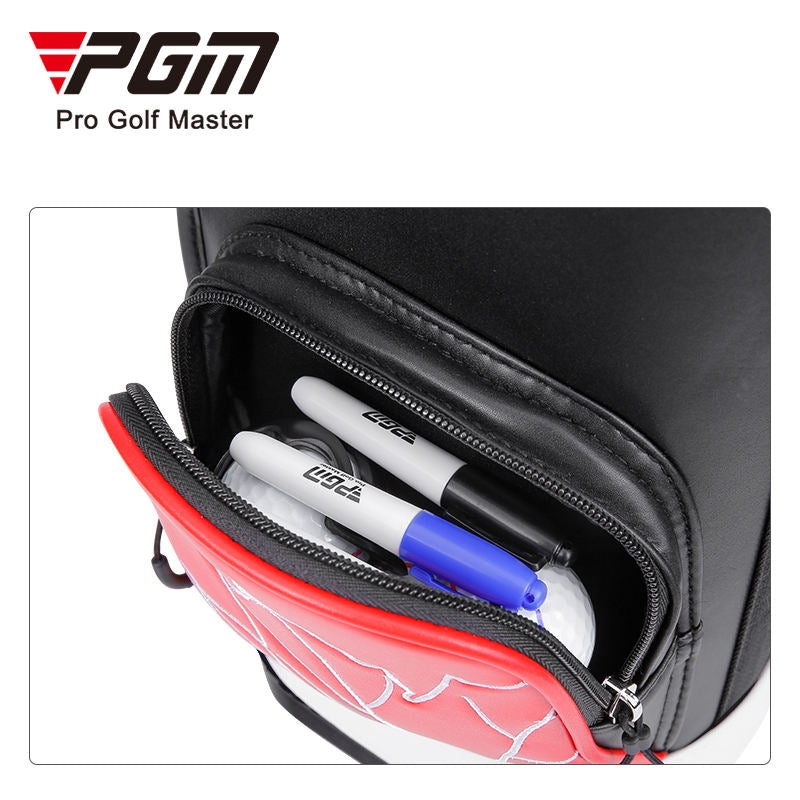 Golf ball scoring device with 2 scoring pens golf ball line marker