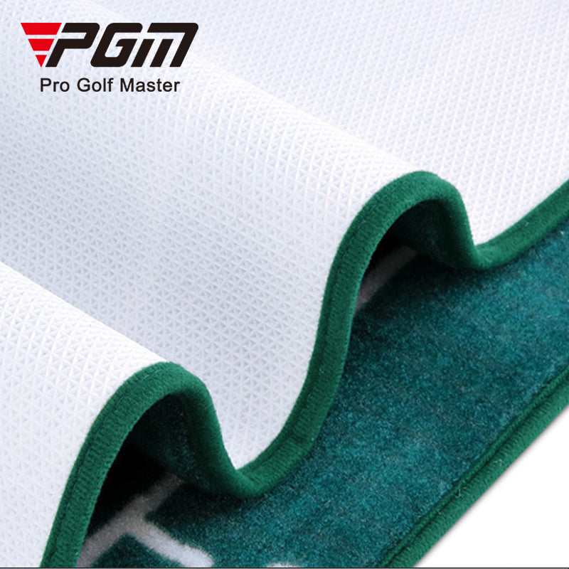 Aiming line-Carpet Golf Putting Mat Ball Return Track Baffle Black Plastic Frame Indoor Outdoor