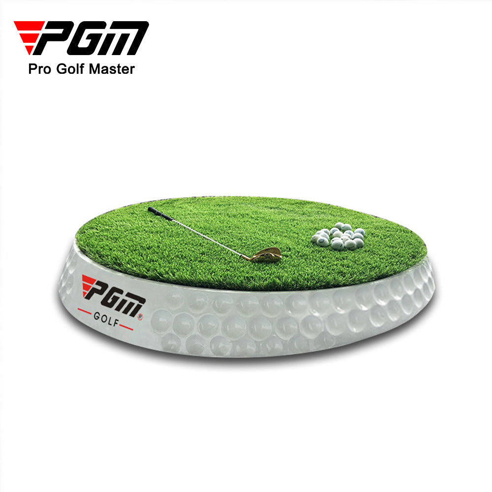 Golf Hitting Mat can be rotated 360 degrees to adjust the slope