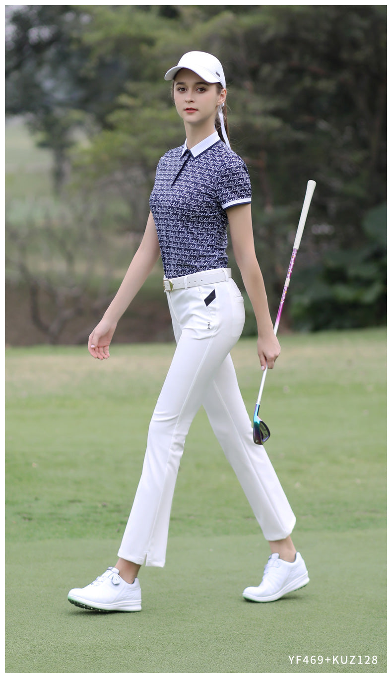 PGM KUZ128 four way stretchy golf pants summer waterproof golf pants for ladies