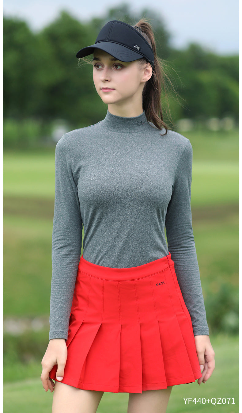PGM YF440 golf shirt woman long sleeve fitting ladies golf shirts with logo