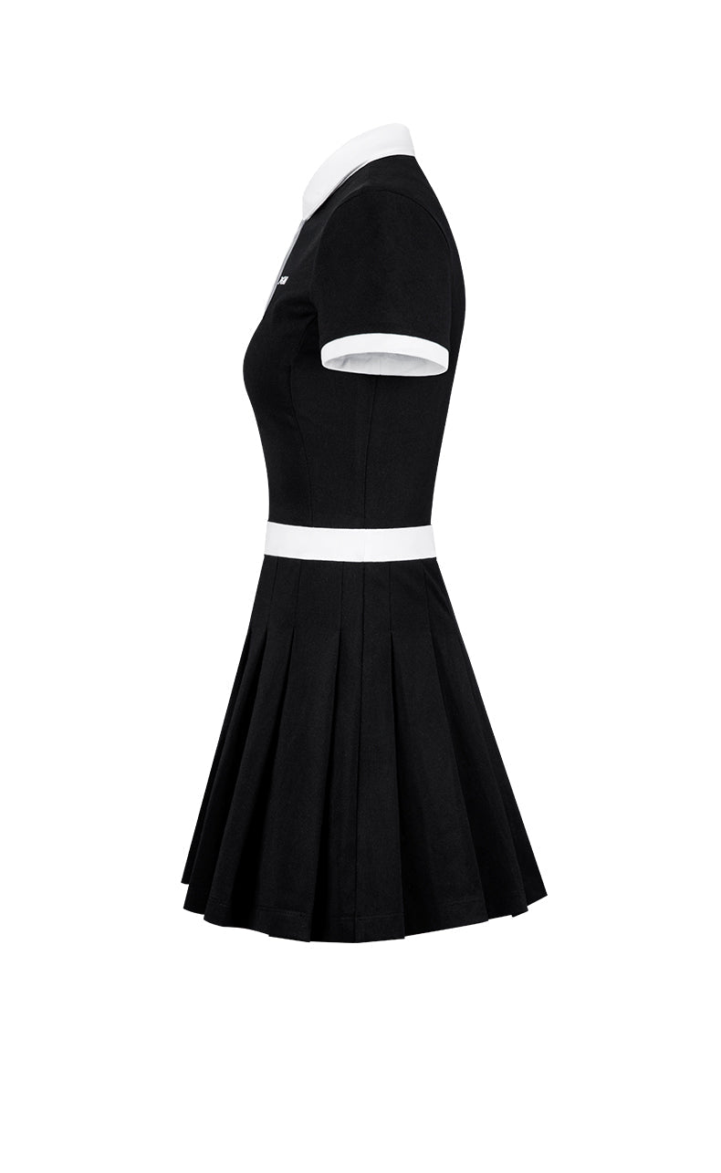 PGM QZ078 polo mini golf skirt set customize pleated high quality golf skirt