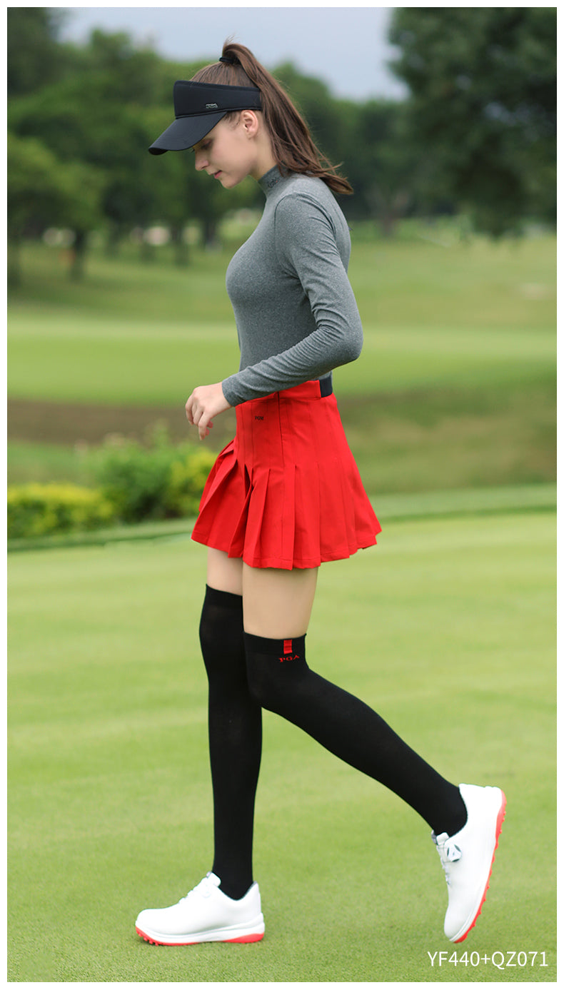 PGM YF440 golf shirt woman long sleeve fitting ladies golf shirts with logo