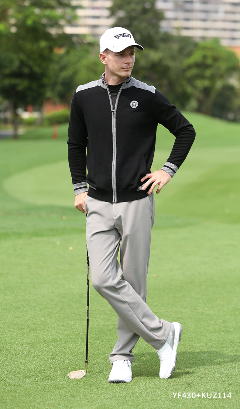PGM KUZ114 warm golf pants custom logo high end winter waterproof men's golf pants