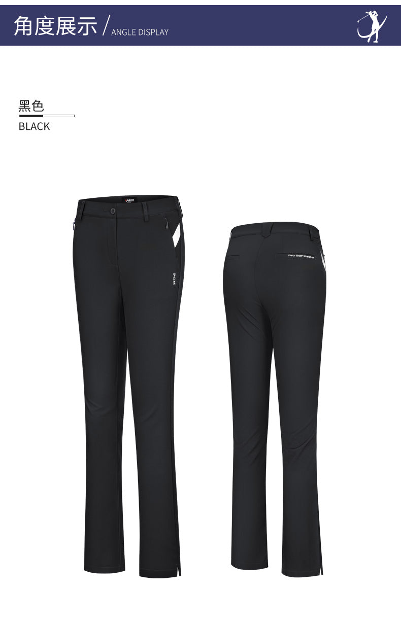 PGM KUZ128 four way stretchy golf pants summer waterproof golf pants for ladies